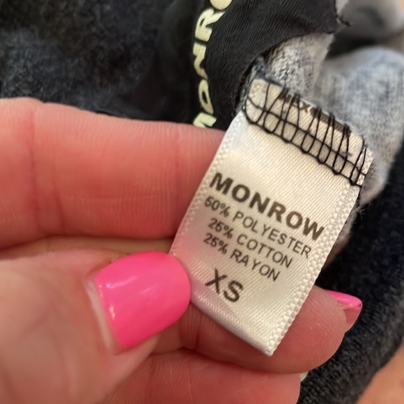 Monrow lounge pants. Super cute and comfy. Size XS - Picture 3 of 4